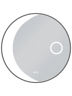 LED spogulis ar apsildes funkciju LUNARIA, Ø 80 cm, 2700-6500K, 52W, 3025Lm, IP44